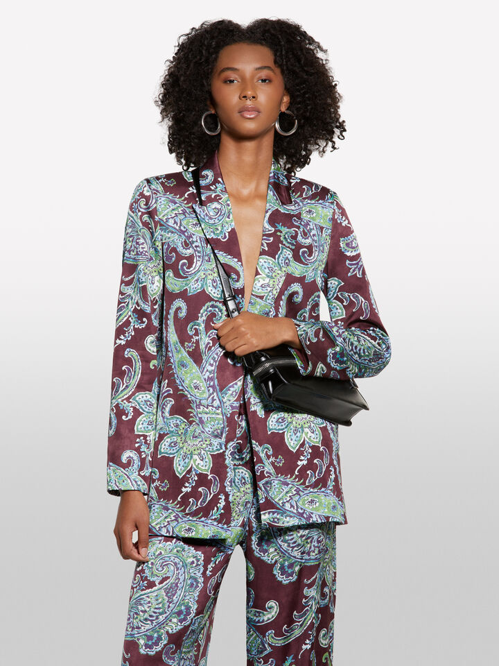 Μπλέιζερ ανοιχτό με σχέδια paisley - μπλέιζερ γυναικεία - Πολύχρωμο | Sisley image number 3